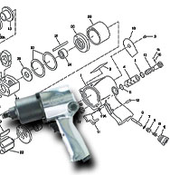 IR 231C Impact Wrench Schematic