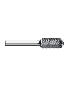 1/4 x 5/8 C cylindrical double cut carbide bur