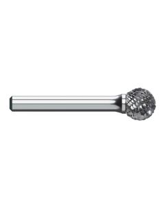1/2 D Ball Shape double cut carbide bur